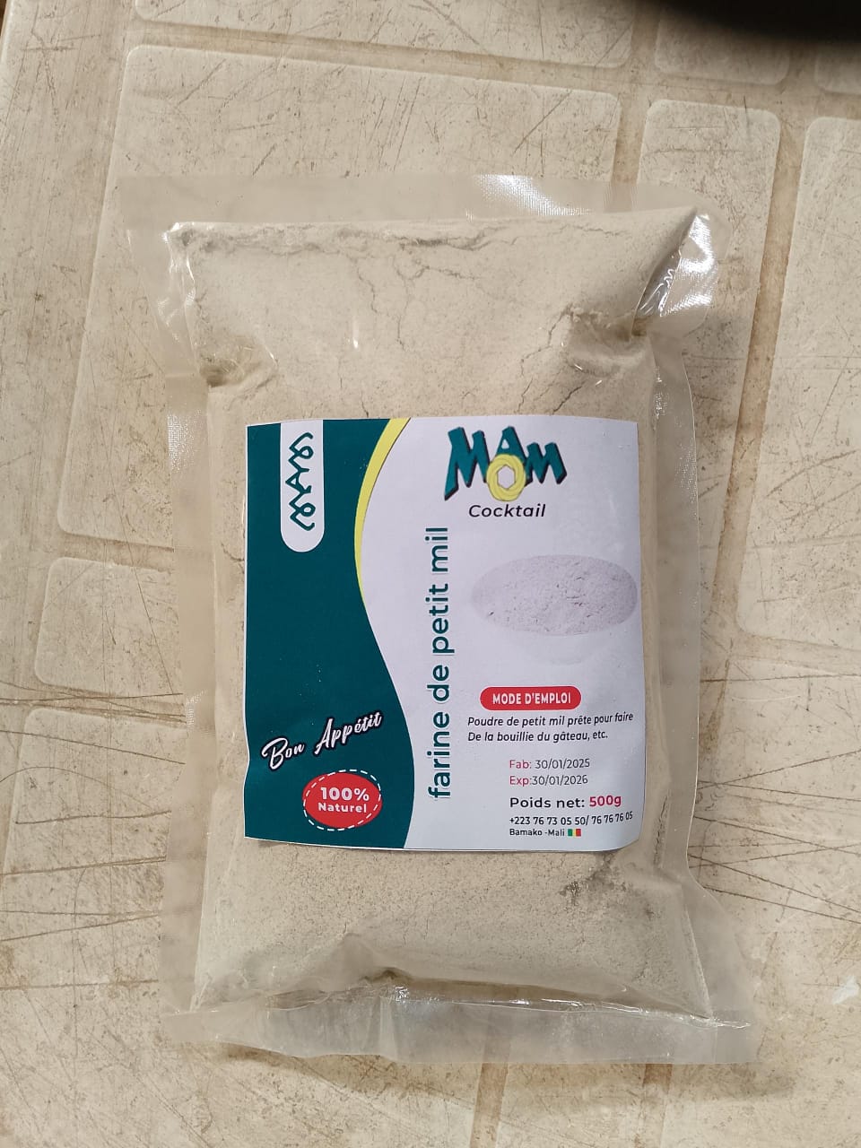 farine de petit mil – 500 g farine de petit mil – 500 g