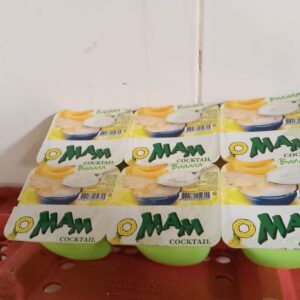 yaourts en pot 120 ml, saveur banane